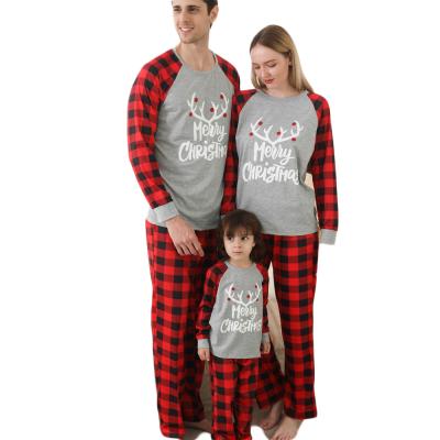 China Family Suit Kids Christmas Pajamas Kids Thermal Sleepwear Plus Size Mens Womens Sleepwear for sale