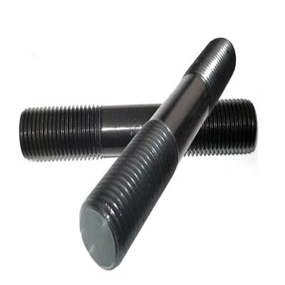 China China Stainless Steel Din835 Carbon Steel Wholesale Double Head Stud Bolt With Black Oxide Grade 8.8, 10.9, 12.9 for sale