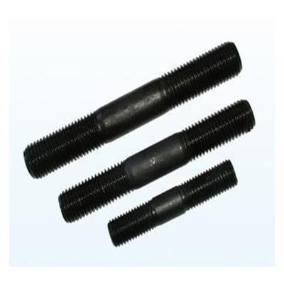 China DIN939 Stainless Steel Half Thread Double Ends Bolts Stud Bolt Screws Black High Tensile Threaded Studs for sale