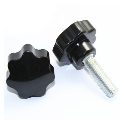 China Plastic Star Bakelite Screw Thread Handle Knob Clamping Knob for sale