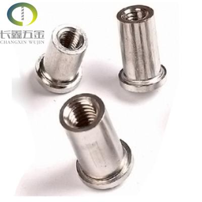 China Customized High Quality Heavy Industry China Wire Internal Spot Welding Studs Stainless Steel Spot Welding Nut M6 10B21 for sale