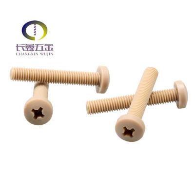 China M2 Various Plastic Screws Factory Supply Flat Hot Selling Nylon Screws For Sale for sale