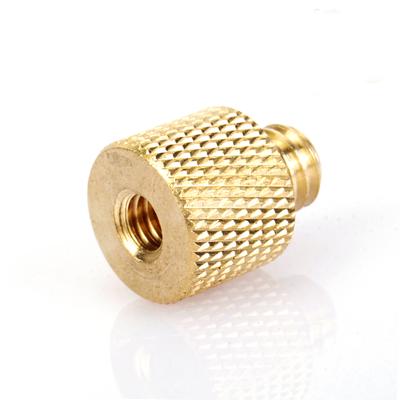 China Brass Metal Fasteners m4 m6 1/4 Inch Round Nuts Brass Dongguan Adapter Screw for sale