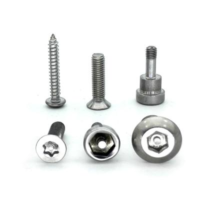 China Pan Factory Supply High Quality Stainless Steel Anti-theft Screw for Wood Anti-theft Set Screw for sale