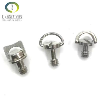 China Main Connection Flat Tripod Camera Quick Release Screw Photography Accessories 1/4 Screw Grip Ring Screw for sale