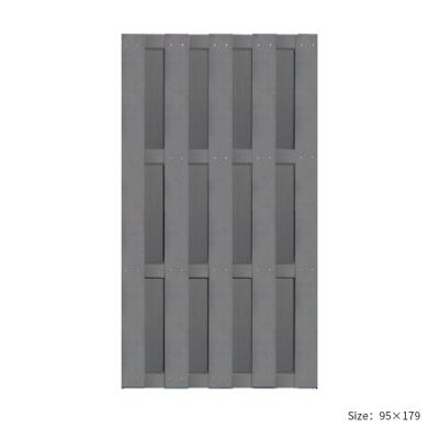 China Easily Assembled Budget WPC Garden Fence Panel in New Fashionable and Classic Style in 90x180 Size for sale