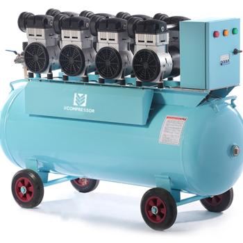 China Oil Free Low Noise Oil Free Air Compressor For Blown Cast Cloth In Stock To India For Sale for sale