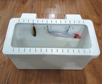 China Fishing Tackle Storage Box With Cup Holder Tinnie Bait Gunwale Storage Bin for sale