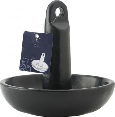 China Mushroom Style Cast Iron Mushroom Boat Anchor with Black PVC-Coated Finish for sale