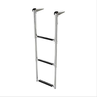 China Folding Ladders Stainless Steel Telescopic Marine Yacht Boat Swim Ladder Non Slip Ladders for sale