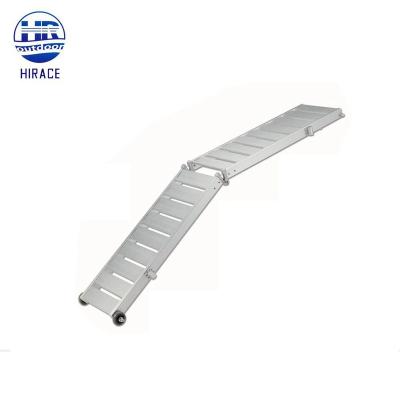 China Boat Marine Aluminum Folding Foldable Boat Ladder Gangway for sale