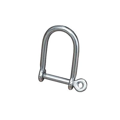 China Heavy Industry Marine Grade 304 Stainless Steel 316 Anchor Width D Shackle With Durable Quality for sale