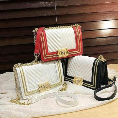 China New Fashion Dacron Famous Designer Women Handbags Chain Bags Girls Luxury Brand Bags For Ladies Purses for sale