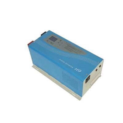 China 5000w 48v hybrid 5kw solar inverter with MPPT for popular home and government solar power system 510*255*205mm for sale