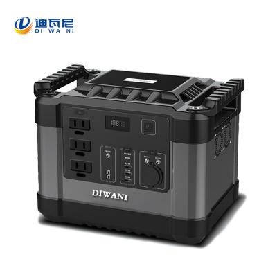 China 1000w solar power station support charge eco supplier flow power station fast energy golden outdoor battery lifepo4 portable solar generator for sale