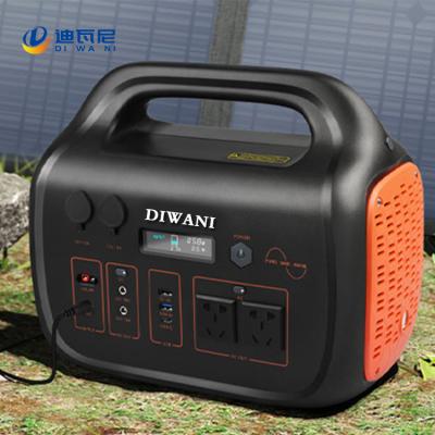 China Faster Safer Outdoor Home Power Bank Support Charging System AC Solar Lithium Ups Portable Solar Backup Power Station 300W for sale