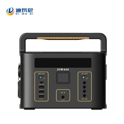 China Support 500w Fast Power Bank Generator Portable Charging Station With High Battery Life For Outdoor for sale