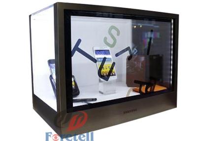 China Colorful Transparent LCD Display Touch Screen Transparent Monitor Acrylic + Aluminum Case for sale