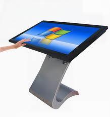 China 43 Touch Screen Tabelle des Zoll-FHD wechselwirkende, Metallrahmen-Werbungs-digitale Beschilderung zu verkaufen