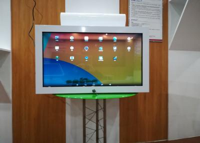 China 32 Inch Transparent Lcd Display Commodity Displaying Cabinet Case One Sided for sale