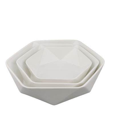 China China Sustainable Manufacturer Hot Sale Irregular Ceramic Bowl Shape Bowls Soup Bowl With Two Handles for sale