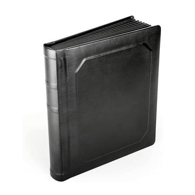 China Custom Leatherette PU Bound Slip-in Photo Album 8x10 (10 Page), Black for sale