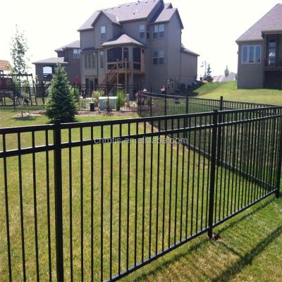 China Easily Assembled Fence Wrought Iron Panels For Sale Easily Assembled High Quality Hot Dip Galvanized Steel Fence Poles for sale