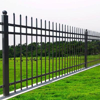 China Steel Fence Easily Assembled Wholesale High Quality Picket Top Garden Panel ISO9001 for sale