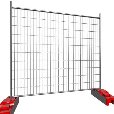 China Easily Assembled Exterior Decoration Galvanized Temporary Site Temporary Metal Barrier Fence from Australian Standard Construction for sale