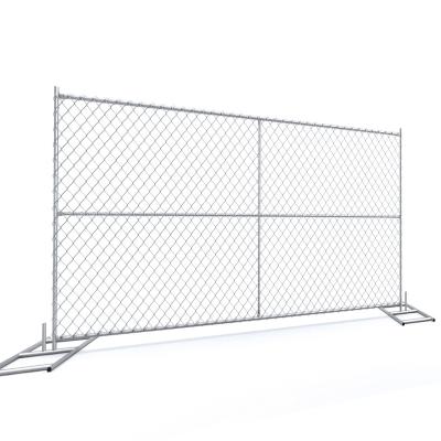 China Easily Assembled Temporary Fence Sophisticated Technology Chain Link Type Portable Fence for sale