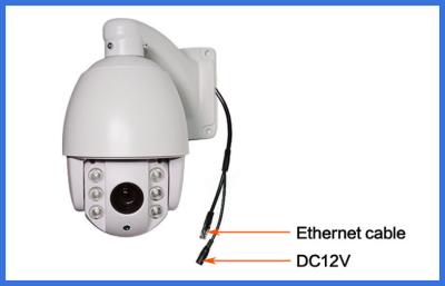 中国 IR 10X Optical Zoom PTZ Network Camera 1/3 CMOS 1.3MP 900TVL Low Illumination Alarm 販売のため