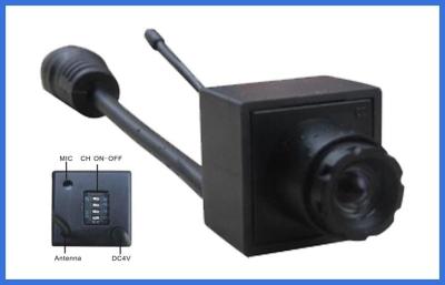 China DC4V indoor Surveillance Mini 5.8ghz Wireless Camera for Pub / Warehouse for sale