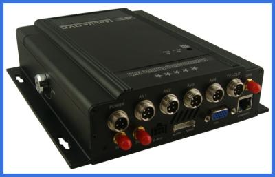 China MPEG-4 GPS Kanal H.264 Digital Fahrzeugs DVR 4 Speicherunterstützung Videorecorders HDD zu verkaufen