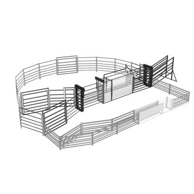 China 5.8m12m Gi Pijp Ovaal rond Gegalvaniseerd Vee dat 1.8mx2.1m schermt Te koop