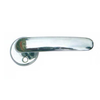 China Chrome Finished Steel Door Handles SS ISO For Commercial Glass Door Hotel Door for sale