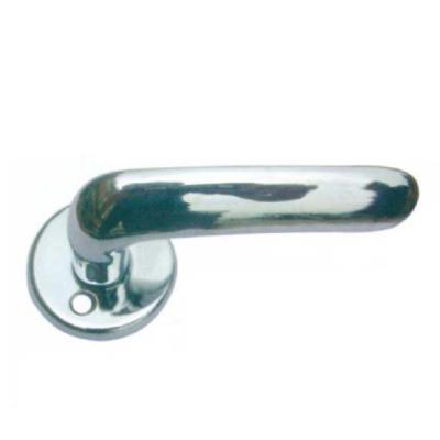 China CE ISO Steel Door Handles Zamak PVD Gold Powder Coated Chrome Door Levers for sale