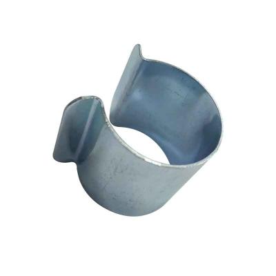 China Agriculture Poly Tunnel Blueberry Greenhouse Accessories 20 25 32 48 60 Arch Hoop Pipe Film Locking Omega Metal Clamp for sale