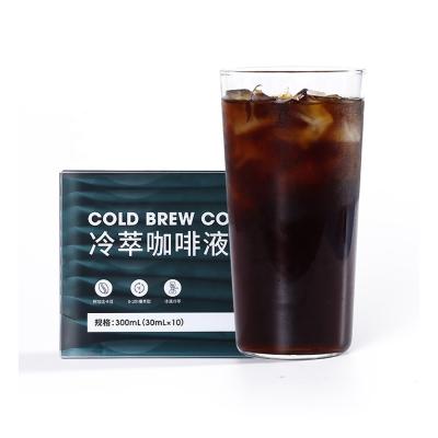 China 2022 New Product 30ml*10 Sugar Free Cold Brew Pure Coffee Concentrate Arabica Extract Coffee for sale