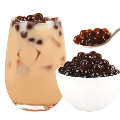 China Tapioca Pearls Double Tapioca Black Ball Ingredients Bubble Tea Milk Bubble Tea Fast Cooker Classic 1 Carton Pearl Fast Cooker for sale