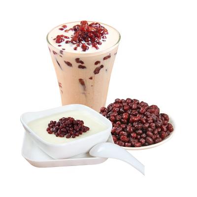 China Bubble tea topping ready made sweet red beans for tea or bubble pudding for sale