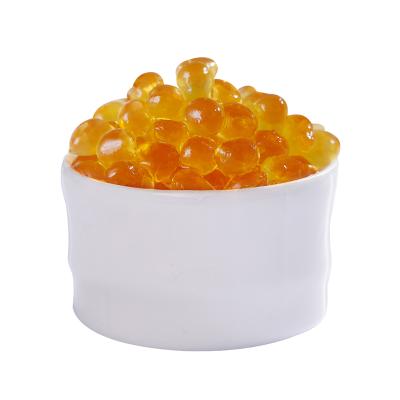 China 1kg Tea Flavor Wholesale Amber Taste Bubble Fruit Jelly Taiwan Low Calorie Konjac Balls For Milk Tea for sale