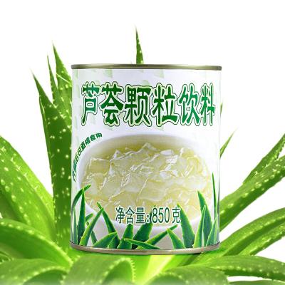 China Hot Sale Canned Aloe Vera Pulp Bubble Tea 850g Guangcun Granules for sale