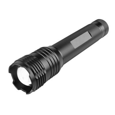 China Ultra Bright Emergency 9AA 2000lumen XHP50 15Watt Buzz Function LED Flashlight Aluminum Alloy High Power LED Tactical Flashlight for sale