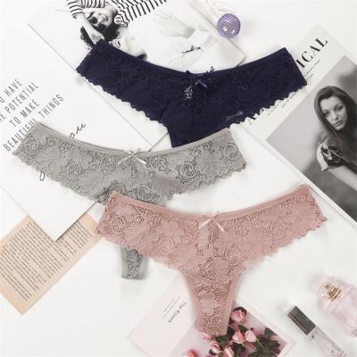 China Sexy Antibacterial Thong G - String Shapewear Ladies Underwear Panties Lace High Quality Plus Size Panty Liners Lingerie Women's Panties for sale