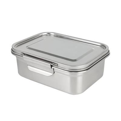 China NEW Design Stainless Steel Cool Keeping Cross Bowl with 1/2/3 Compartment Metal Bento Box for sale