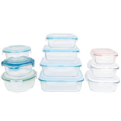 China BAMING Viable Airtight Food Container Food Grade Bento Children Kids Eco Friendly Glass Lunch Box for sale