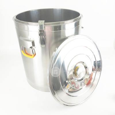 China Kitchen Storage Jar Stocked Bar Drink Hot Cold Tap Food Container Stainless Steel Insulation Barrels for sale