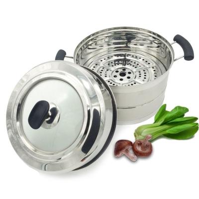 China Sustainable Kitchen Stainless Steel Couscous Pot / Couscoussier / Metal Steamer Pot for sale