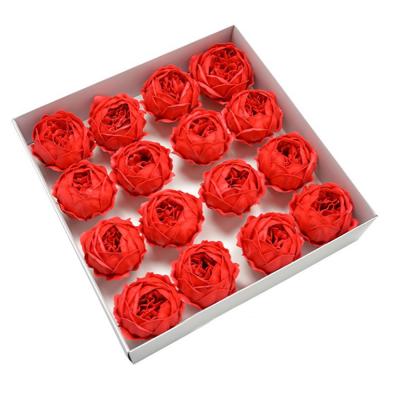 China Valentine's Day 2021 9pcs per box Soap 5cm Peony Head Foam Soap Peony for Wedding and Valentine's Day for sale