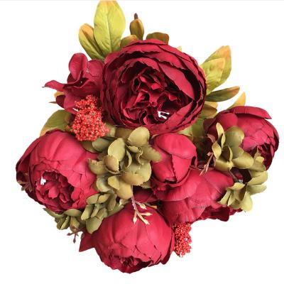 China Wholesale Fashional Bulk Best Quality Bouquet Artificial Flowers For Home Decoration for sale